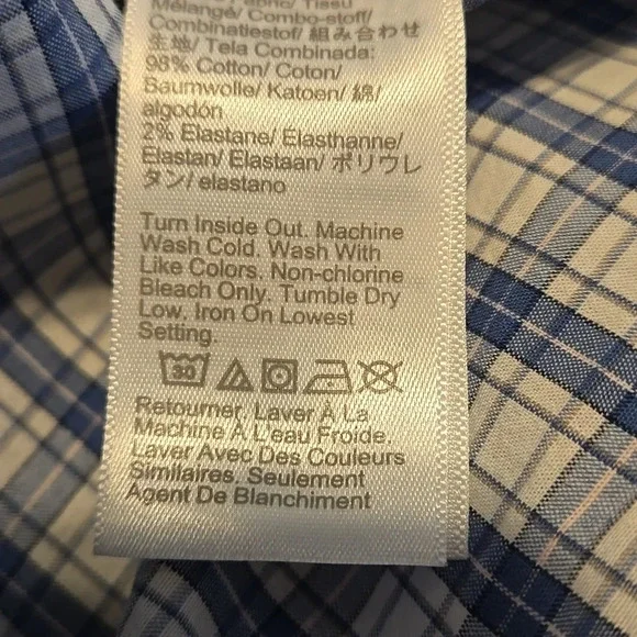 J. Crew Mens XL Blue Plaid Long Sleeve Button Down Cotton Shirt Casual Preppy - Picture 7 of 12